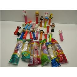 30 Various Pez Dispensers