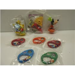 Collection of 8 Cereal or McDonalds Toys