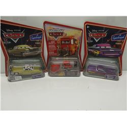 3 Disney Cars - Tex Dinoco, Ramone, Not Chuck