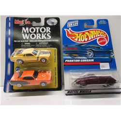3 Cars - 70 Boss Mustang, 71 Hemi Cuda, Phanton Corsair