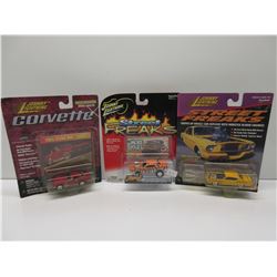 3 JL Cars - 70 Cuda, 71 GTO Judge, 65 Corvette