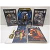 Image 1 : Doctor Who Action Figuire & 4 Doctor Who Books