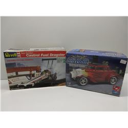 2 Models 32 Ford Coupe & Fuel Dragster