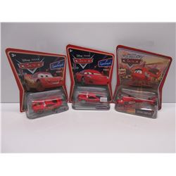 Disney Cars Ferrari F430, Kathy Copter, Dirt Track McQueen