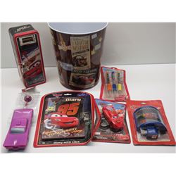 Disney Cars Garbage Can & Disney Cars Items