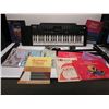 Image 1 : Casio Tone Bank Keyboard CT-395 & Music Books