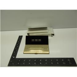 Vintage Pocket Brass Crib Board