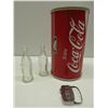 Image 1 : Coca-Cola - Transistor Radio in a can & 2 Miniature Bottles & a Key Ring