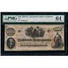 Image 1 : 1862-63 $100 Confederate States of America Note PMG 64