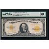 Image 1 : 1922 $10 Gold Certificate PMG 30