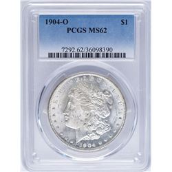 1904-O $1 Morgan Silver Dollar Coin PCGS MS62