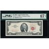 Image 1 : 1963 $2 Legal Tender Star Note PMG 67EPQ