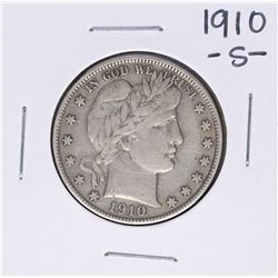 1910-S Barber Half Dollar Coin