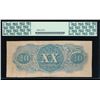 Image 2 : 1863 $20 Confederate States of America Note PCGS 30