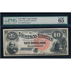 1880 $10 Legal Tender Note PMG 65