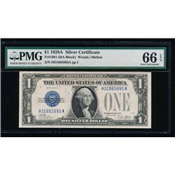 1928A $1 Silver Certificate PMG 66EPQ