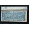 Image 2 : 1864 $20 Confederate States of America Note PMG 63EPQ