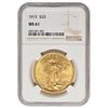 Image 1 : 1915 $20 St Gaudens Double Eagle Gold Coin PCGS MS61