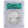 Image 1 : 2006 $1 American Silver Eagle Coin ICG MS70