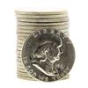 Image 1 : Roll of (20) Brilliant Uncirculated 1961 Franklin Half Dollar Coins