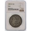 Image 1 : 1890-CC $1 Morgan Silver Dollar Coin NGC F12