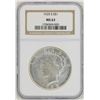 Image 1 : 1925-S $1 Peace Silver Dollar Coin NGC MS63