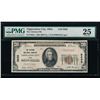 Image 1 : 1929 $20 Tippecanoe City National Bank Note PMG 25