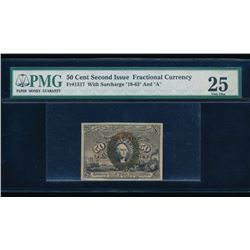 50 Cent Second Issue Fractional Note PMG 25