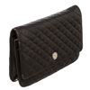 Image 5 : Chanel Black Quilted Leather Wallet On Chain WOC Bag