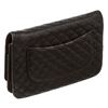 Image 6 : Chanel Black Quilted Leather Wallet On Chain WOC Bag