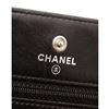 Image 9 : Chanel Black Quilted Leather Wallet On Chain WOC Bag