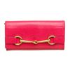 Image 2 : Gucci Hot Pink Leather Bright Bit Wallet