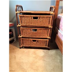 Wicker and Rattan Chest B