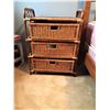 Image 1 : Wicker and Rattan Chest B