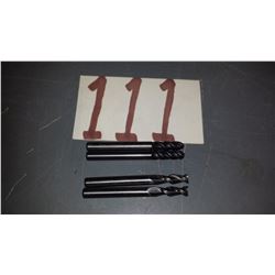 Lot of Solid Carbide End Mill 1/4"