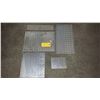 Image 1 : Lot of assorted Aluminum checker Plate