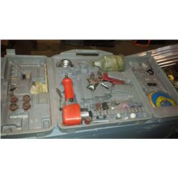 Air Tool Kit with Orbital sander & Spray Gun