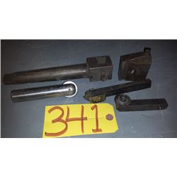 Assorted Lathe Tools and Holder