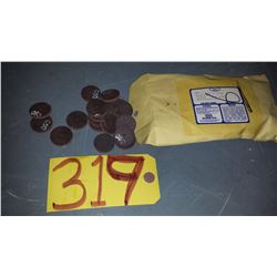 Bag of Grinding Wheel 1" x 1/8" x 1/16" (Qty 50)