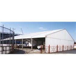 Structural Tent '50' x 30' in Aluminum (owner will explain how to instal with buyer / 1000$)