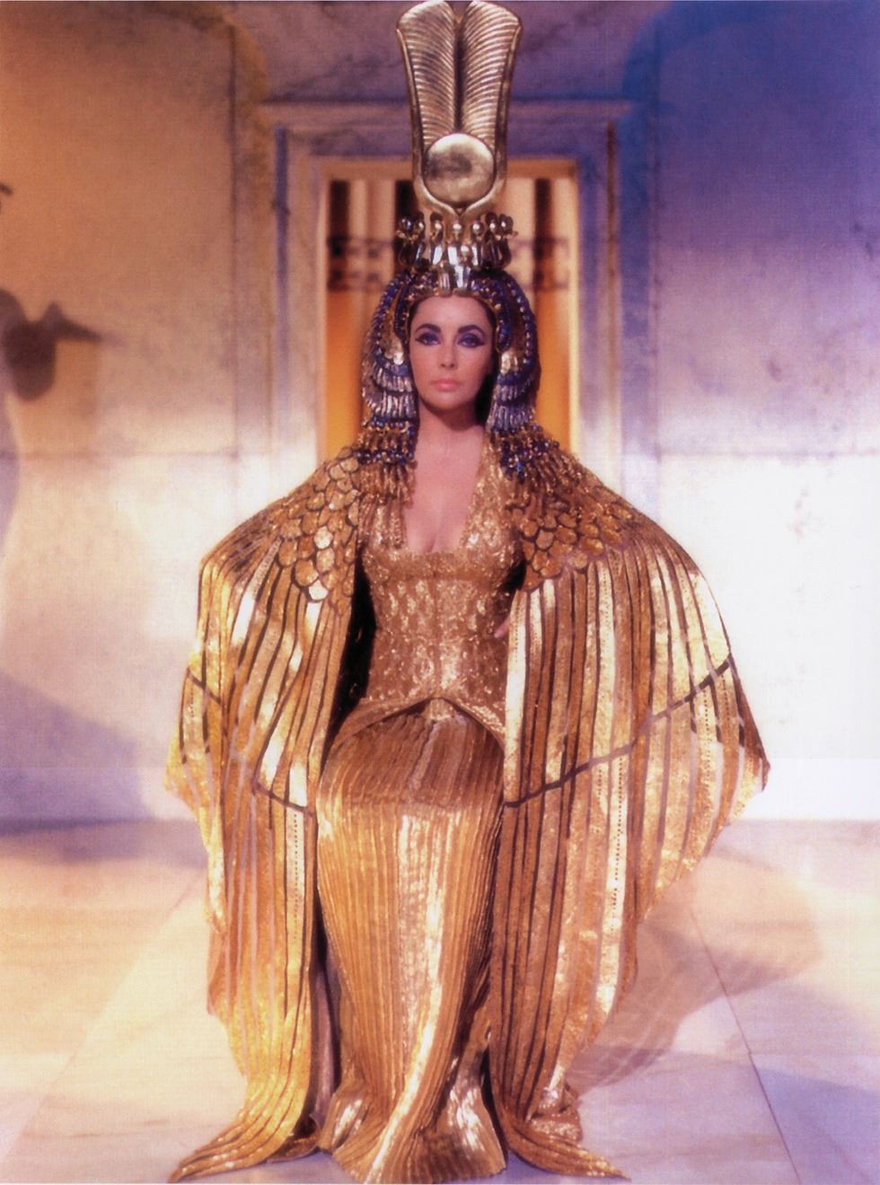 Elizabeth Taylor Cleopatra Entrance Into Rome And Interment Gown