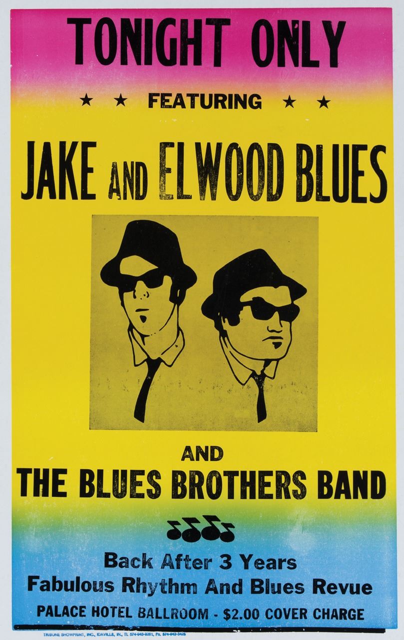 Blues Brothers Tin Sign Man Cave Concert Poster Vintage Ad Style Jake /& Elwood