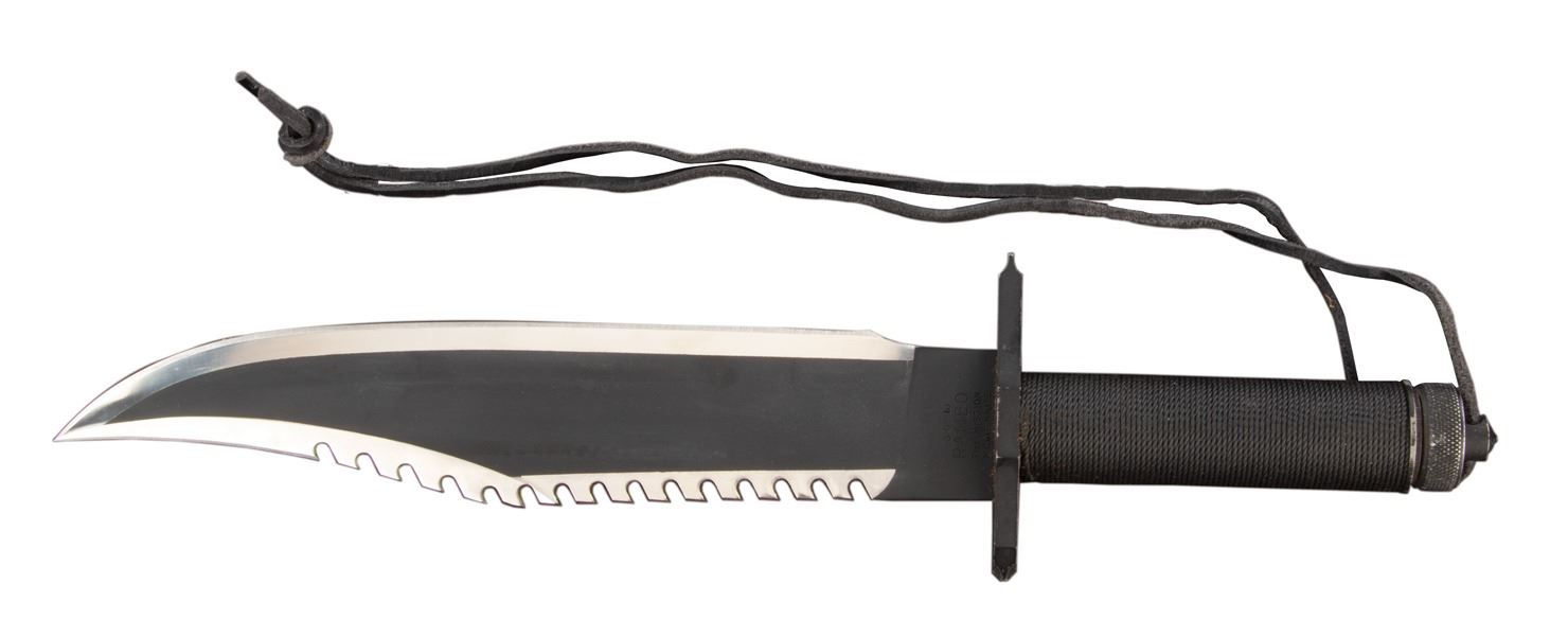 Sylvester Stallone Hero Screen Used Survival Knife From Rambo First Blood Part Ii Sylvester Stallone Hero Screen Used Survival Knife From Rambo First Blood Part Ii