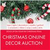 Image 1 : NEW CHRISTMAS DECOR ONLINE ONLY AUCTION - BIDDING OPENS FRIDAY NOV 22ND