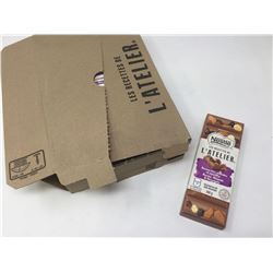 Case of Nestle L'AtelierRaisins, Almonds & Hazelnut Milk Chocolate Bars (100g x 15)