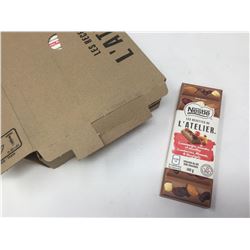 Case of Nestle L'AtelierCranberries, Almonds & Hazelnut Milk Chocolate Bars (100g x 15)