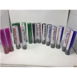 Lot of Mini Fiber Lights (Assorted Colors)