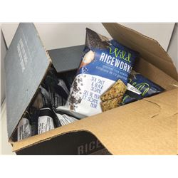 Case of Wild Riceworks Sea Salt & Black Sesame Chips (12 x 155g)