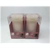 Image 1 : 6inch Bisque Wax LED Candles with Timer-lot of 2