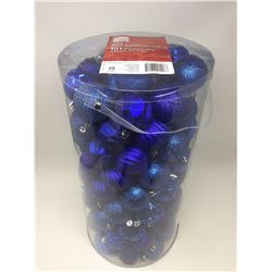 Home Accents Holiday 101 Piece Blue Shatter Resistant Ornaments